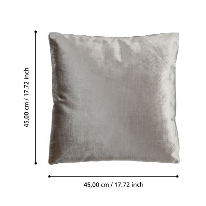 Eglo 420267 - SINGU Decorative Cushion, 45x45 cm, Grey
