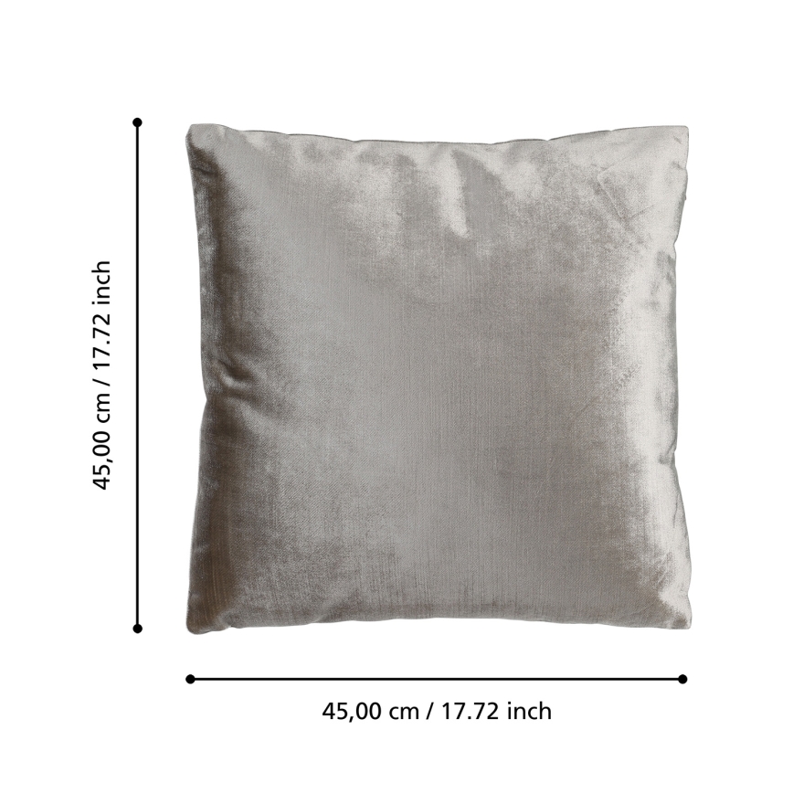 Eglo 420267 - SINGU Decorative Cushion, 45x45 cm, Grey
