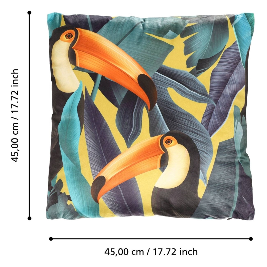 Eglo - Decorative pillow 45x45 cm colorful