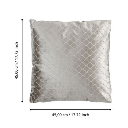 Eglo 420284 - SINGU Decorative Cushion 45x45 cm, Grey
