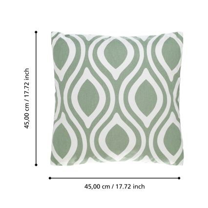 Eglo 420294 - Decorative cushion CHEVERY 45x45 cm green