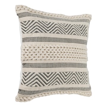 Eglo 420304 - Decorative cushion MELUT 45x45 cm cream/black