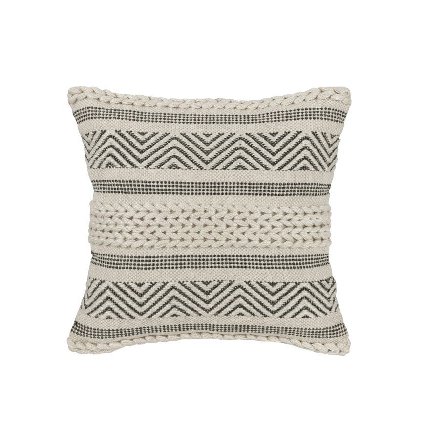 Eglo 420304 - Decorative cushion MELUT 45x45 cm cream/black