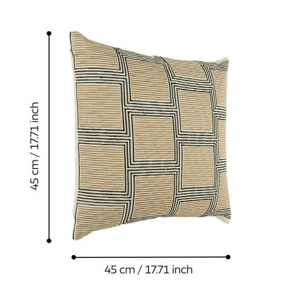 Eglo 420308 - CHEVERY Decorative Cushion 45x45 cm, Brown