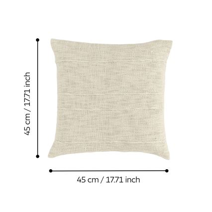Eglo 420335 - SHILABO Decorative Cushion 45x45 cm, Beige