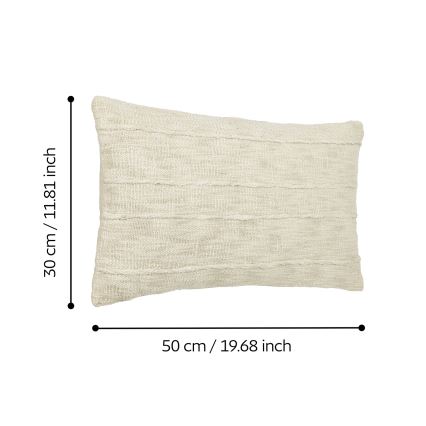 Eglo 420336 - SHILABO Decorative Cushion 50x30 cm beige