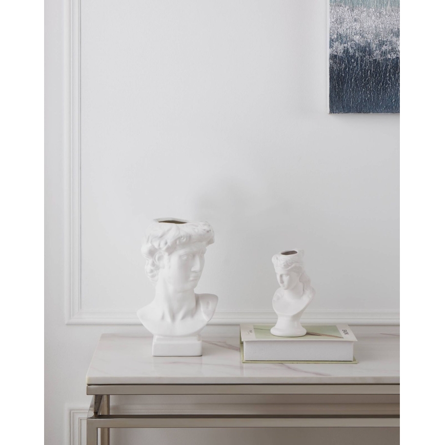 Eglo - Ceramic vase 26x16 cm white