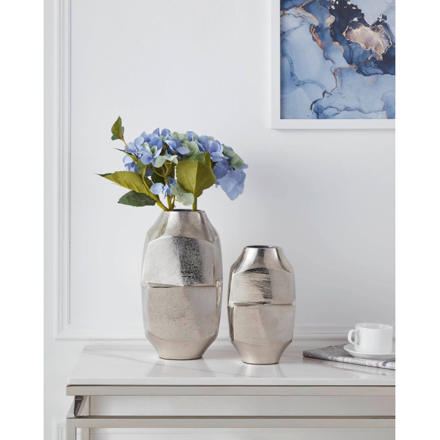 Eglo - Metal vase 22,5x13,5 cm matte chrome