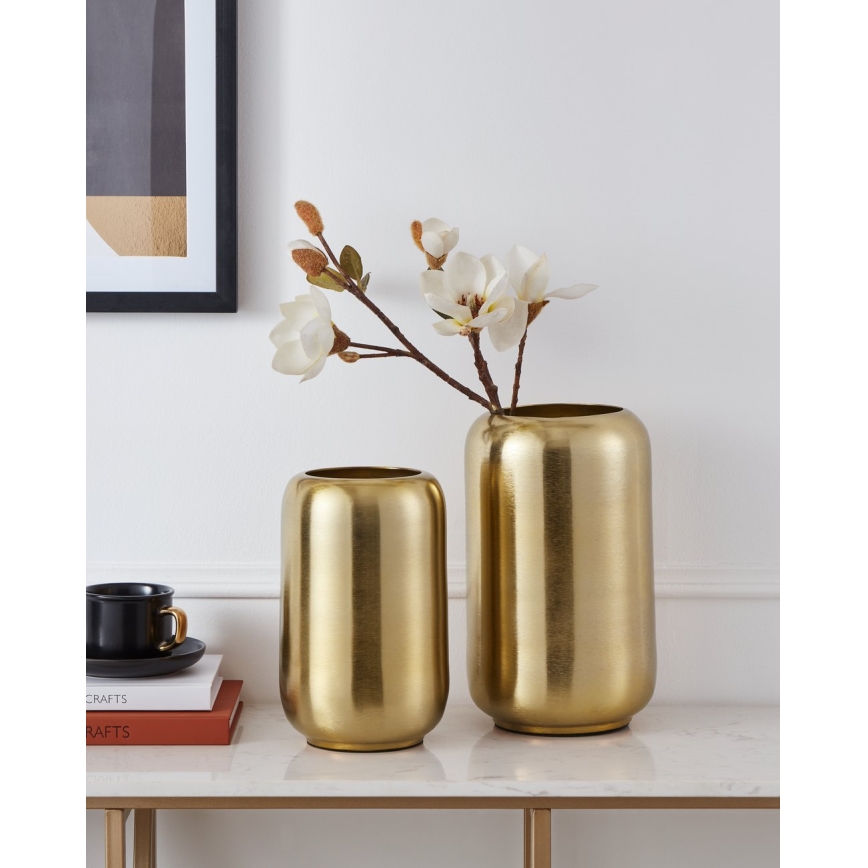 Eglo - Metal vase 28x17 cm gold