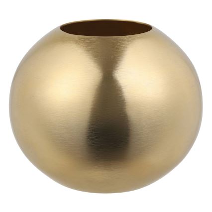 Eglo - Metal vase 16,5x18 cm gold