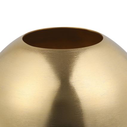 Eglo - Metal vase 16,5x18 cm gold