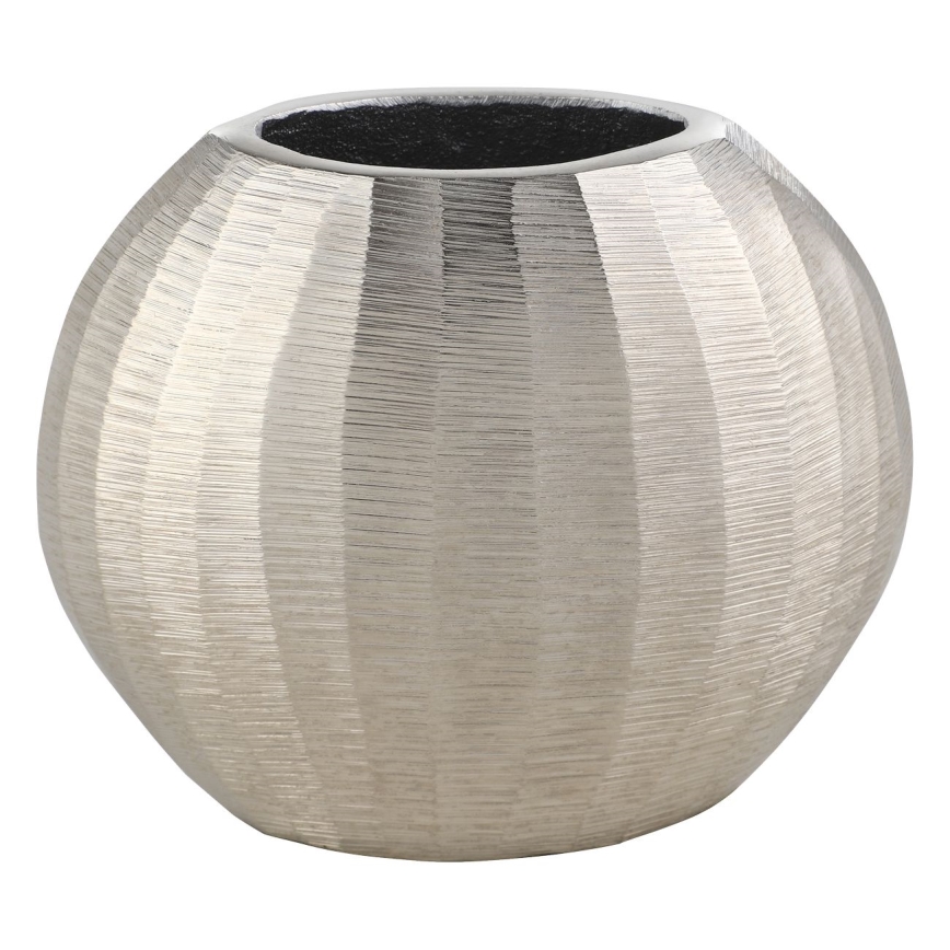 Eglo - Metal vase 13x15 cm silver