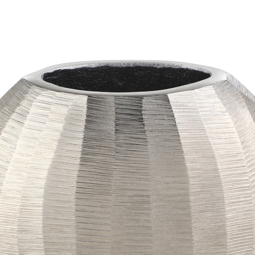 Eglo - Metal vase 13x15 cm silver