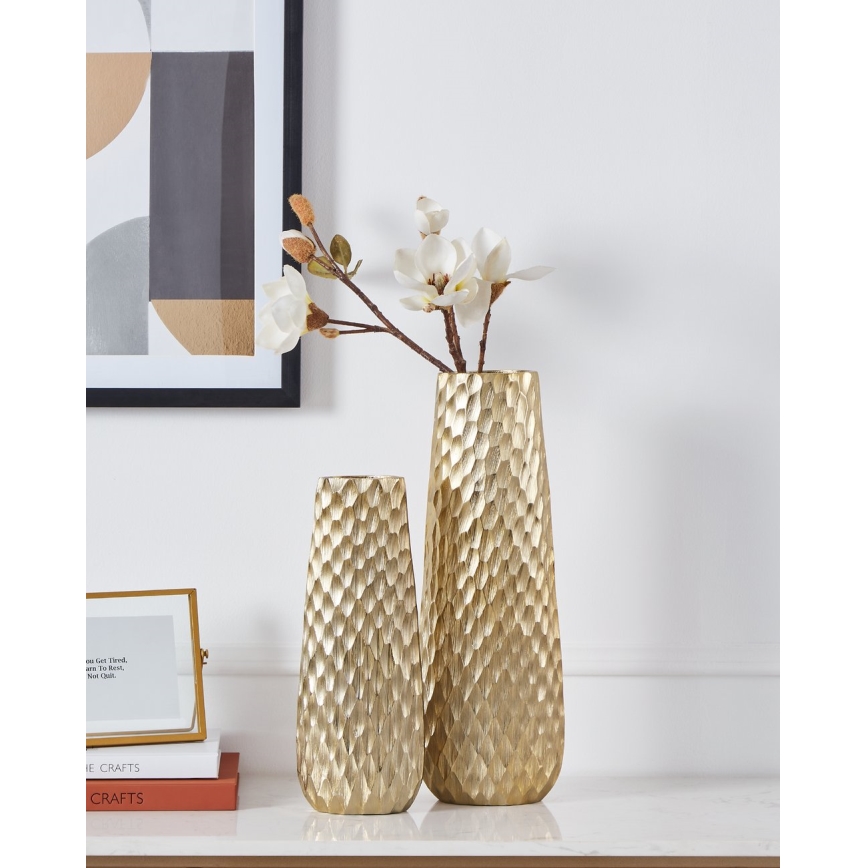Eglo - Metal vase 40,5x14 cm gold