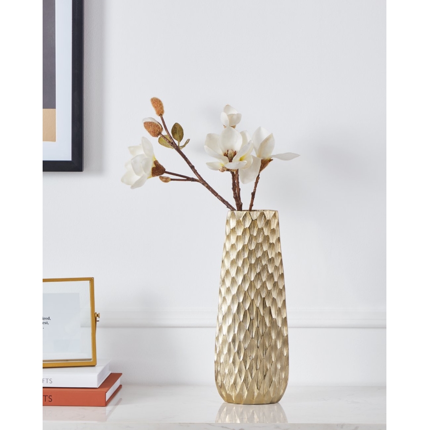 Eglo - Metal vase 31x12 cm gold