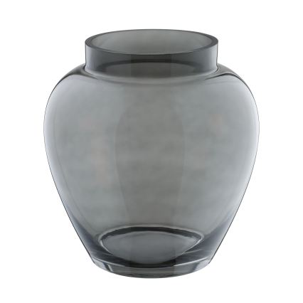 Eglo 421211 - ASINDRO Glass Vase, 23.5 x 22 cm, Black/Smoky