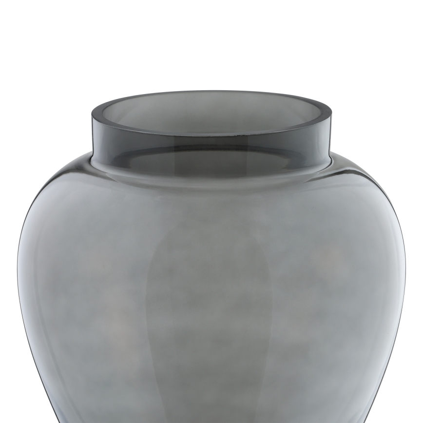 Eglo 421211 - ASINDRO Glass Vase, 23.5 x 22 cm, Black/Smoky