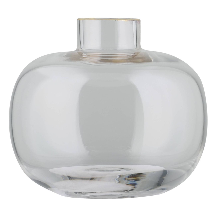 Eglo 421214 - SIRANANA 11.8 x 13 cm Glass Vase, Clear/Gold