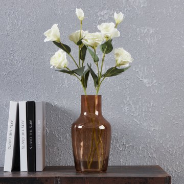 Eglo 421224 - SIRANANA Glass Vase 25x13.3 cm Brown/Smoky