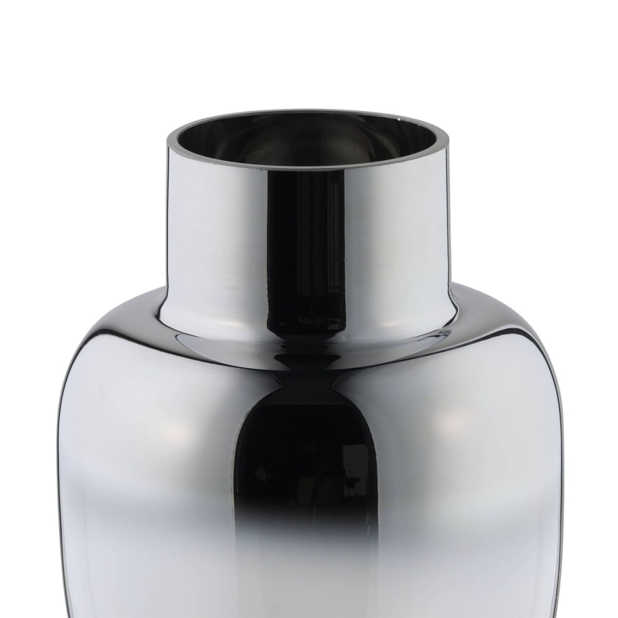 Eglo - Glass vase 20x14 cm silver