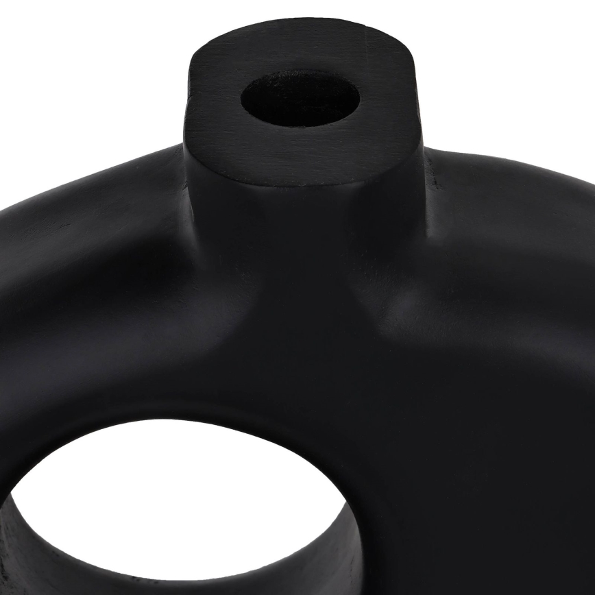 Eglo - Wooden vase 18x25,5 cm black
