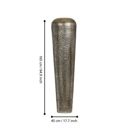 Eglo 421328 - MIYAZAKI Metal Vase, 165 x 45 cm, Bronze
