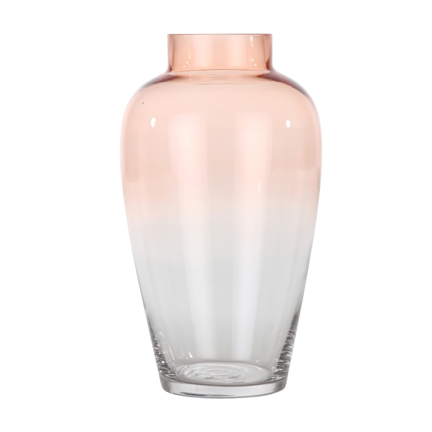 Eglo 421357 - KENYASI Glass Vase, 27 x 15.5 cm, Pink
