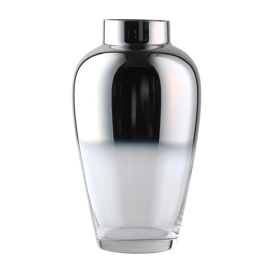 Eglo 421359 - Glass vase KENYASI 27x15,5 cm polished chrome