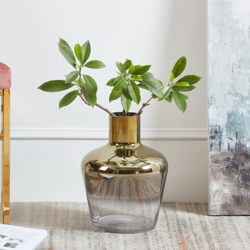 Eglo 421368 - SAMUNTAI Glass Vase 32x25 cm Gold