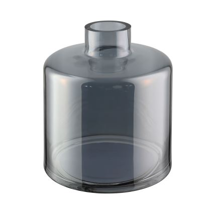 Eglo 421385 - NABAS Glass Vase, 24.5 x 21 cm, Black/Smoky