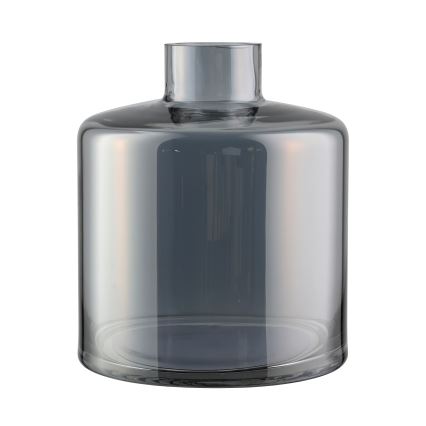 Eglo 421385 - NABAS Glass Vase, 24.5 x 21 cm, Black/Smoky