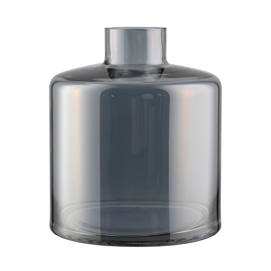 Eglo 421385 - NABAS Glass Vase, 24.5 x 21 cm, Black/Smoky