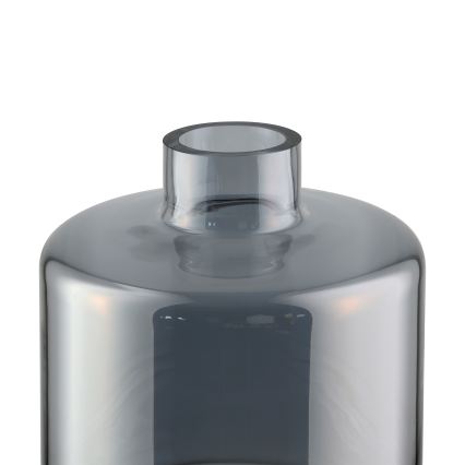 Eglo 421385 - NABAS Glass Vase, 24.5 x 21 cm, Black/Smoky