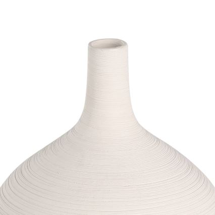 Eglo - Ceramic vase 22x16 cm white/gold