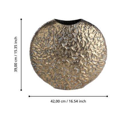 Eglo 421637 - LENGGENG Metal Vase 39 x 42 cm, Bronze