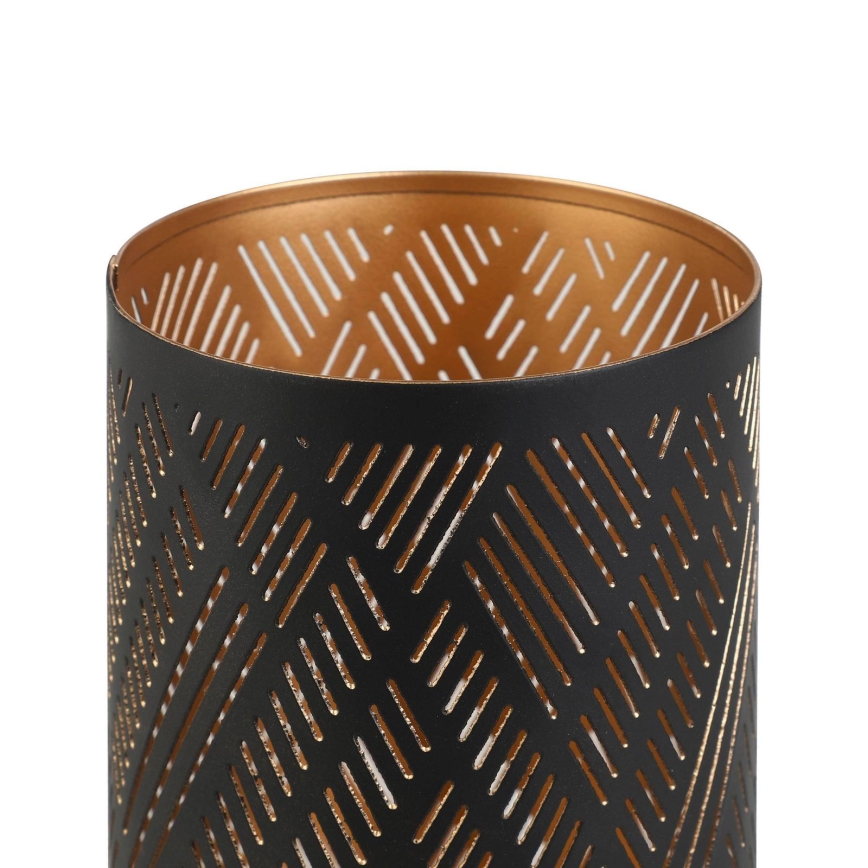Eglo - Candlestick 15x10 cm black/gold