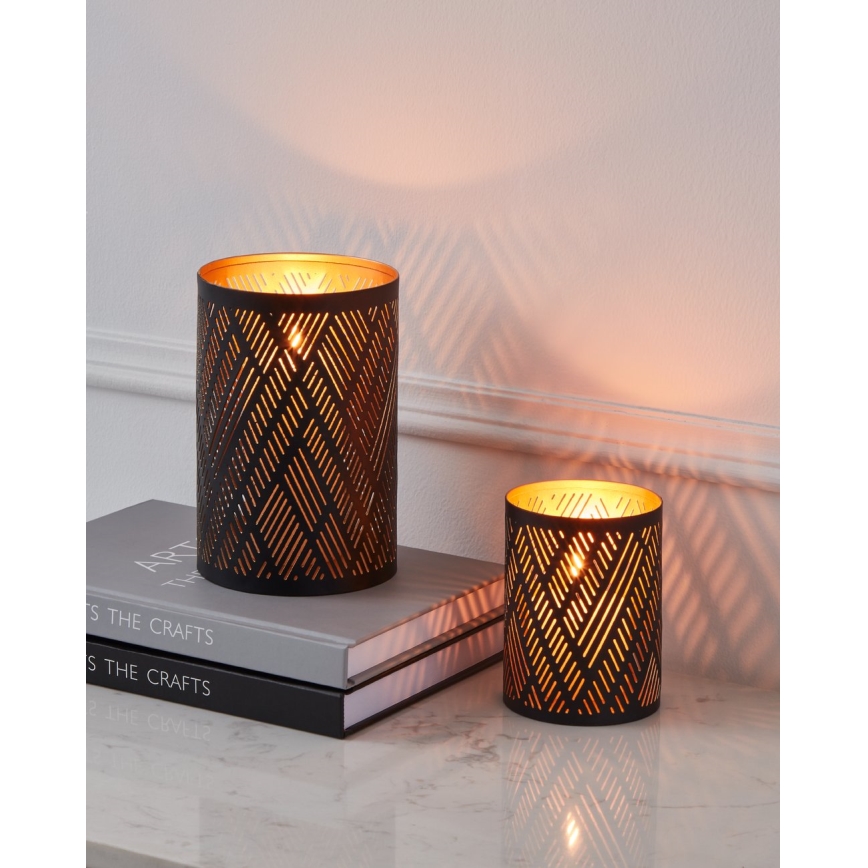 Eglo - Candlestick 10x7,5 cm black/gold