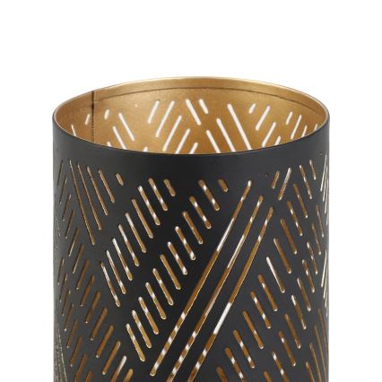 Eglo - Candlestick 10x7,5 cm black/gold