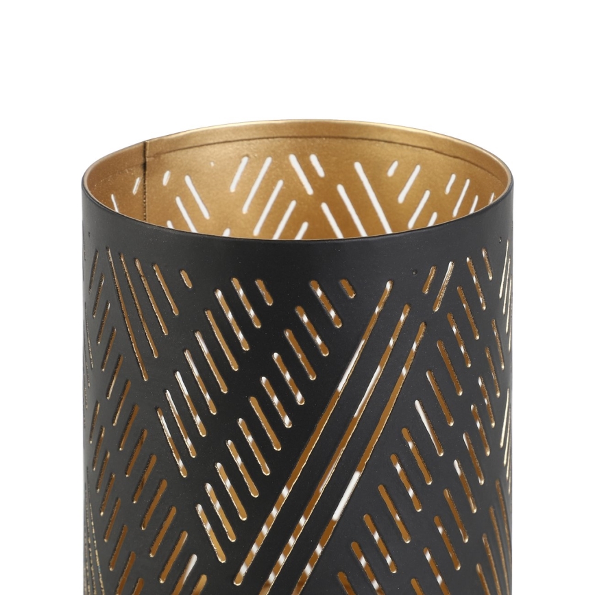 Eglo - Candlestick 10x7,5 cm black/gold