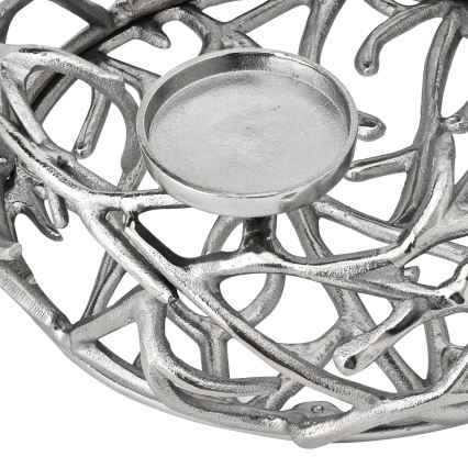 Eglo - Candlestick 13,5x35 cm silver