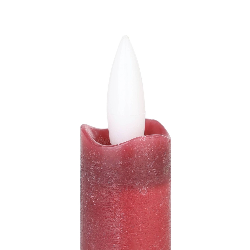 Eglo - SET 2x LED Candle LED/1xAAA 15 cm red