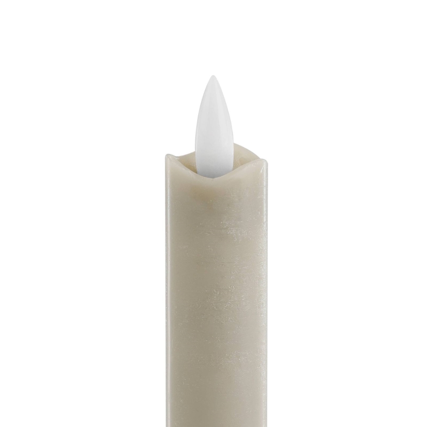 Eglo - SET 2x LED Candle LED/1xAAA 15 cm beige