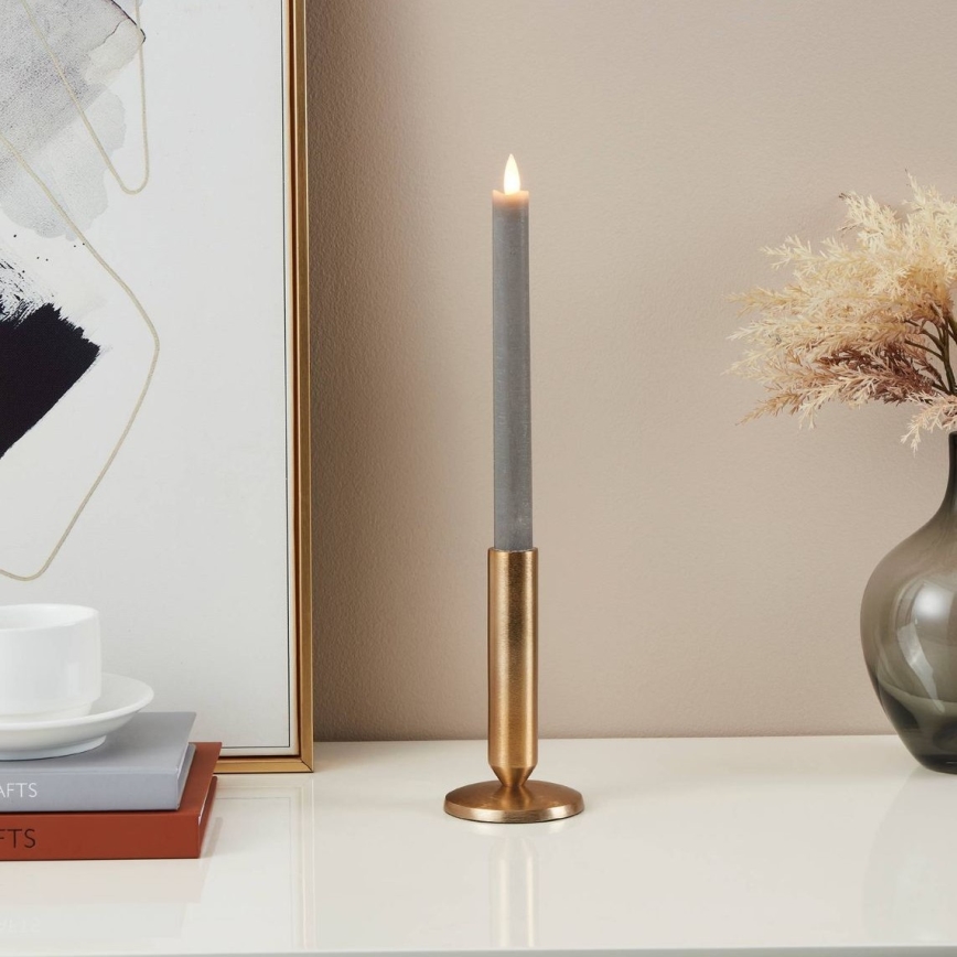 Eglo - SET 2x LED Candle LED/1xAAA 24,5 cm grey