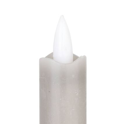 Eglo - SET 2x LED Candle LED/1xAAA 24,5 cm grey