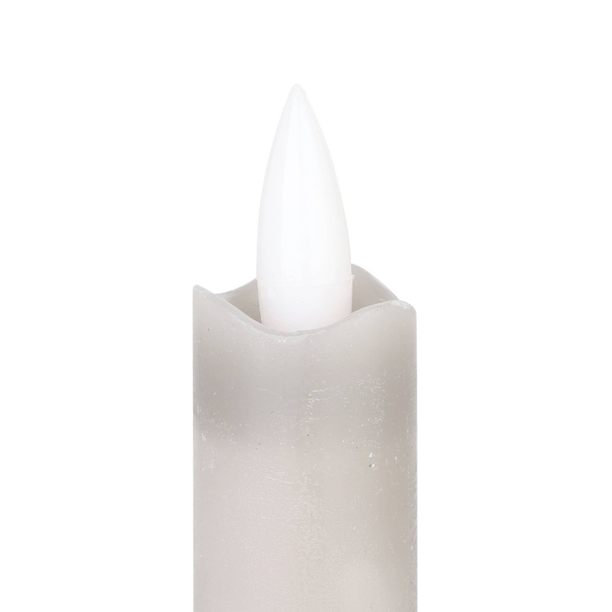 Eglo 422223 - SET 2x LED Candle ANTANABE LED/1xAAA 15 cm grey