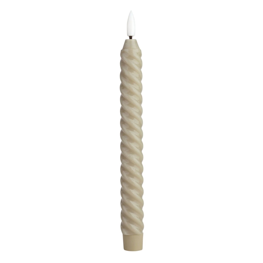 Eglo - SET 2x LED Candle LED/1xAAA 24,5 cm beige