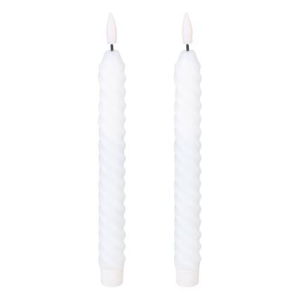 Eglo - SET 2x LED Candle LED/1xAAA 25 cm white