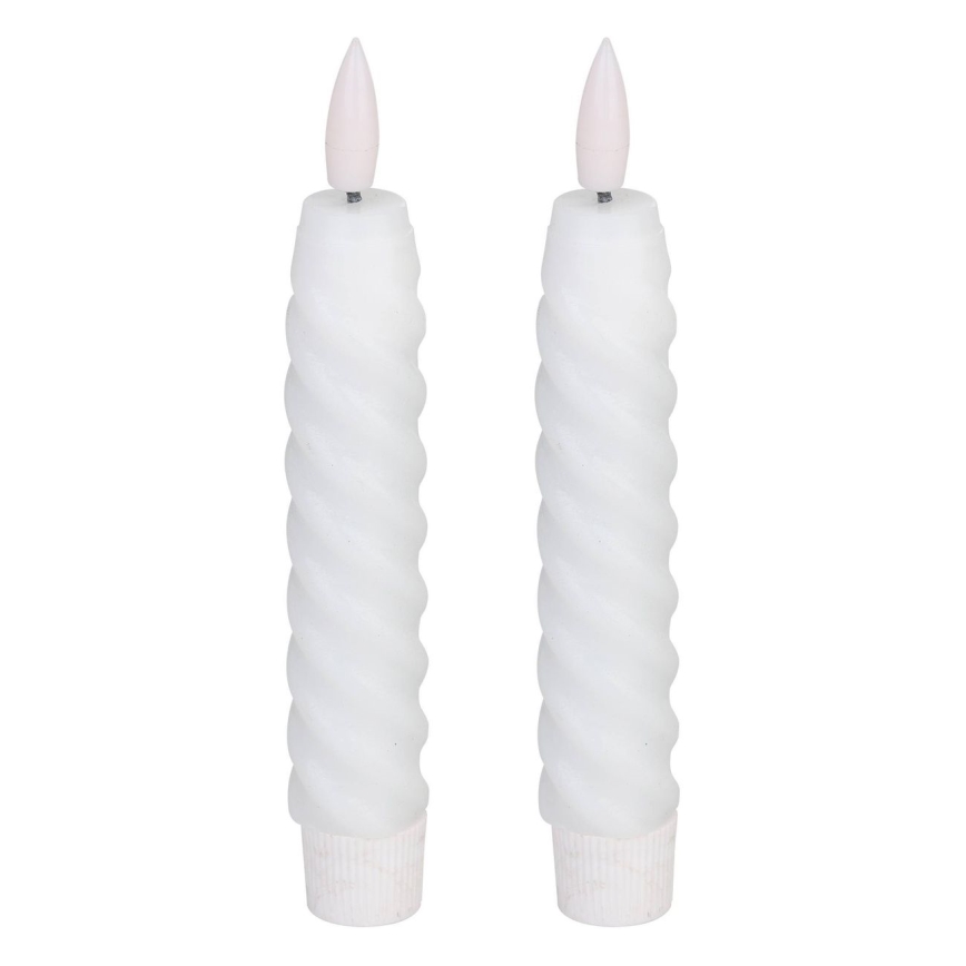 Eglo - SET 2x LED Candle LED/1xAAA 15 cm white