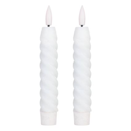 Eglo - SET 2x LED Candle LED/1xAAA 15 cm white