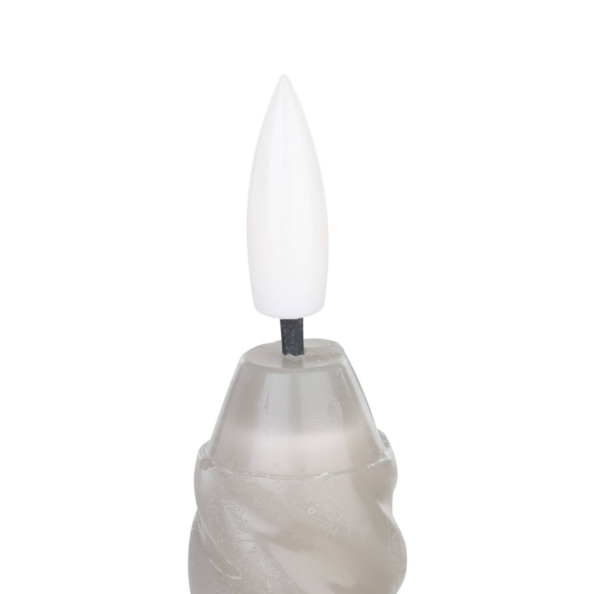 Eglo - SET 2x LED Candle LED/1xAAA 25 cm grey